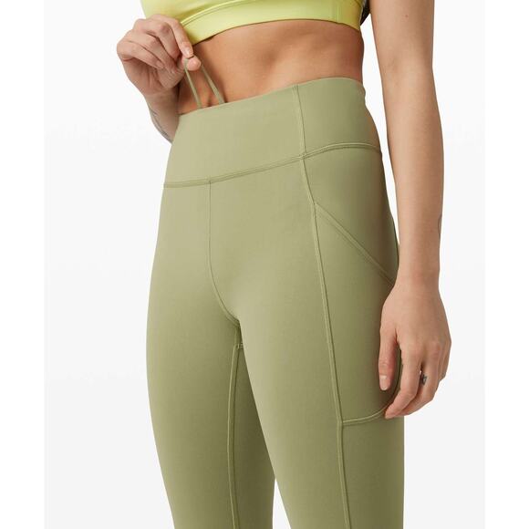 Lululemon Invigorate High-Rise Tight 25" Size 4 Vista Green - Picture 4 of 7